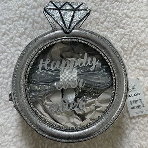 Aldo embellished clutch NWT